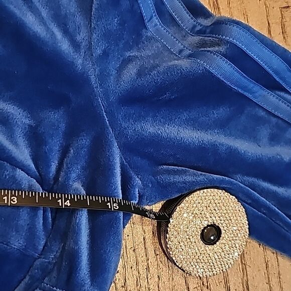 Jeremy Scott adidas js track jacket top blue size M NWT - Picture 10 of 11